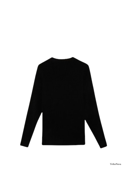Trikonova Oversize Triko Kazak Siyah