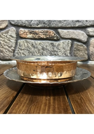 Çirtikli Bakır Çorba Kasesi Bakır