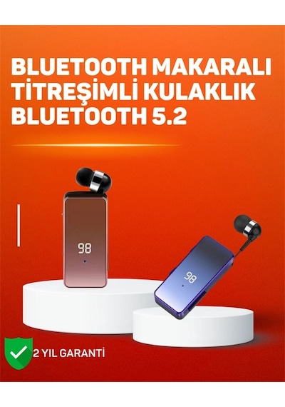 Zenvia İki Telefona Aynı Anda Bağlanan Bluetooth 5.3 Klipsli Kulaklık Mfb Çok Noktalı Bağlantı Znv2026