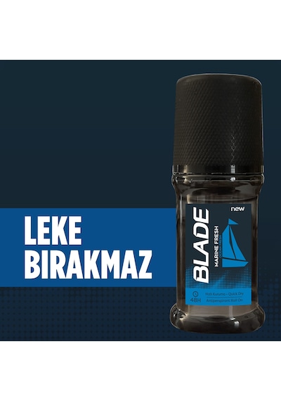 Blade Cool Fresh + Green Dream + Marine Erkek Roll-On Deodorant 3 x 50 ML