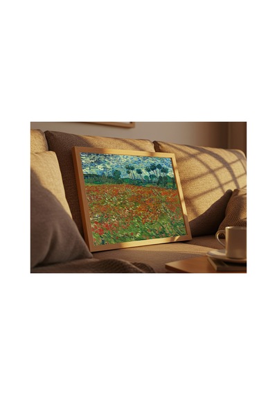 Van Gogh Van Gogh Gelincik Tarlası Çerçevesiz Poster 21x30 Cm A4 Tablo Van Gogh Post Empresyonizm