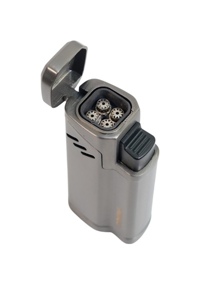 Cohiba 4 Torch Pürmüz Delicili Gunmetal Metal Puro Çakmağı - Tr9600