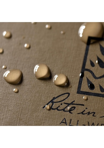 Hava Koşullarına Dayanıklı Sert Kapaklı Defter, 4 1/4 "x 6 3/4", Tan Kapak, Evrensel Desen No. 970tf-m