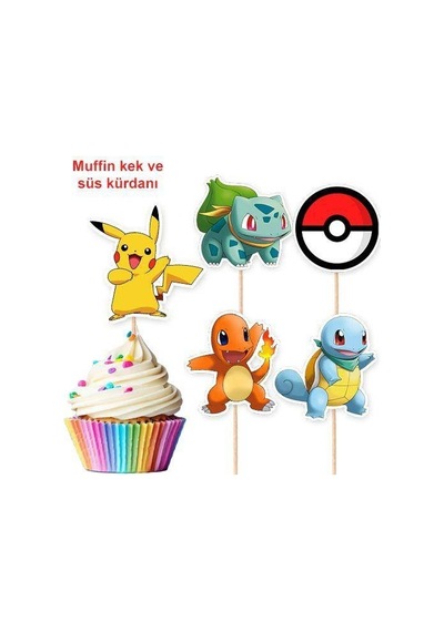 Pokemon Şekilli Kürdan 10 Adet