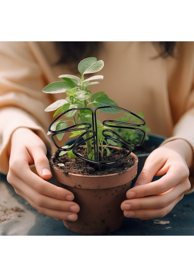 Bitki Stand Rafı Özel Tasarım Desenleri Yararlı Ve Estetik Bitki Bütçeleri Toplamatlık Vines İçin Uygun Black