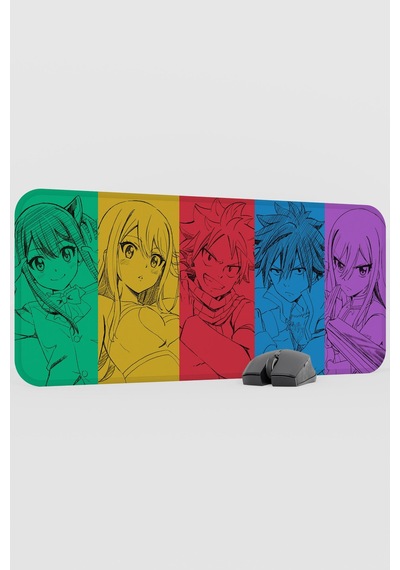 Fairy Tail Anime V5 - 70x30 Xl Gaming Kauçuk Kaymaz Taban Mouse Pad Fare Altlığı