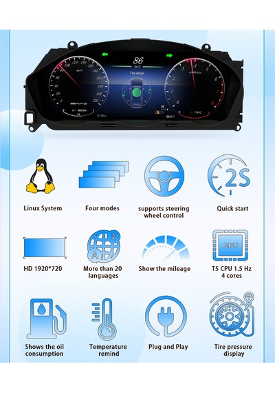 Otolas Mercedes-benz 2008-2010 W204/c-ntg4.0 Hayalet Ekran