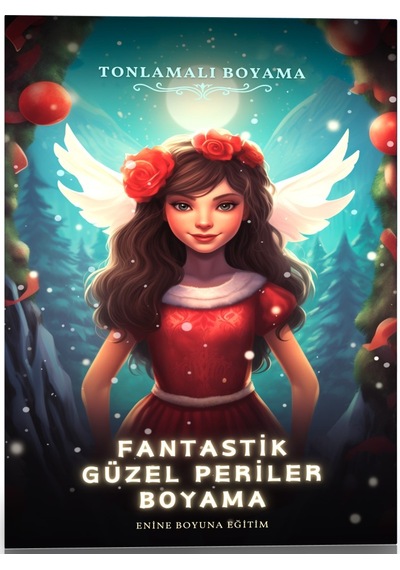 Fantastik Güzel Periler Tonlamalı Boyama Kitabı