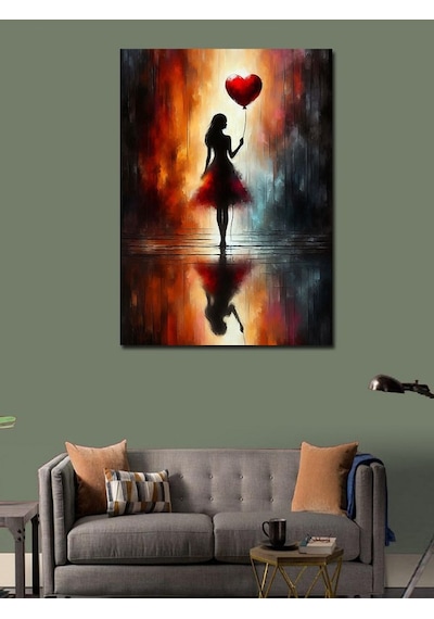 Kanvas Tablo Aşk Ve Gölge 100cmx140cm