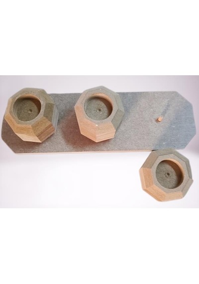 1448bng90247hobi Adn Dekoratif Sekizgen Mumluk Ahşap Mdf Ham Cnc Kesim Model El Yapım