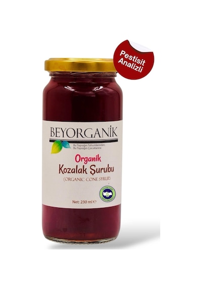 Beyorganik Pestisit Analizli Organik Kozalak Şurubu 230 G