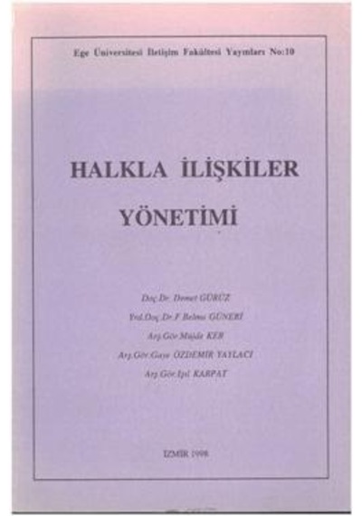 Halkla İlişkiler Yönetimi Demet Gürüz 2.El temiz