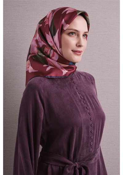 Armine İpek Eşarp 2027 Kış - 9620-01 Gül Kurusu Twill