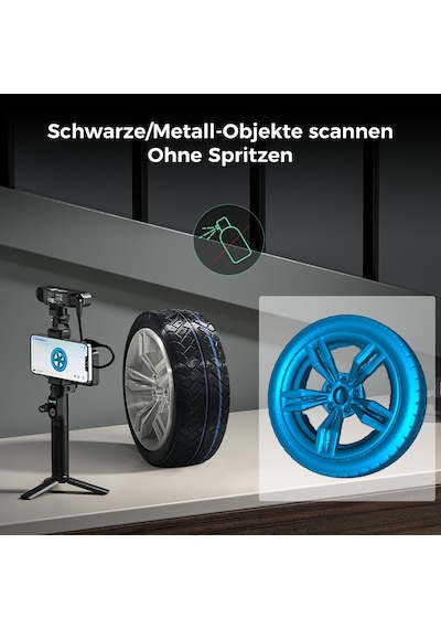 Creality 3d Tarayıcı Cr-scan Ferret Pro, 3d Baskı İçin, Kablosuz Tarama Ve Sarsıntı Önleyici İzleme Özellikli El Tipi Tarayıcı, Hızlı Tam Renkli Tarama İçin Yükseltme, 0,1 Mm Doğruluk, İos, Android, Pc Win 10/11
