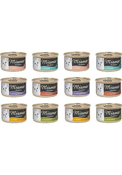 Miamor Pastete Karışık Kedi Yaş Maması 12 x 85 G