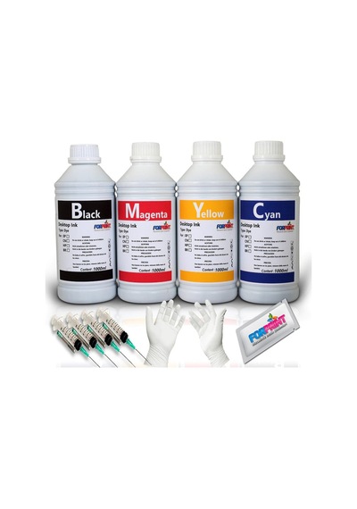 Epson L382- L386- L486 Uyumlu Mürekkep 4 Renk 4X1000 ML