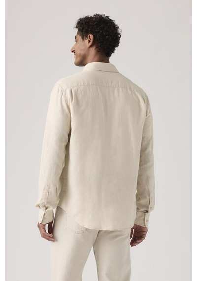 Levi's Erkek Bej Cepli Keten Gömlek - 85746-0197