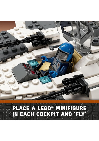 Star Wars Mandalorian Fang Fighter Vs. Tıe Interceptor 75348 Yapı Oyuncak Seti, 9 Yaş Ve Üzeri Hayranlar İçin Mükem