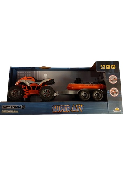 Sunman Oyuncak Maxx Wheels Süper Atv Sesli Ve Işıklı Sürtmeli Araçlar