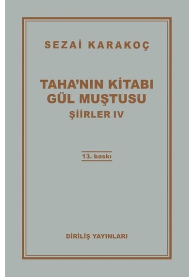 Şiirler 4 - Tahanın Kitabı Gül Muştusu