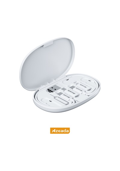 Jopus Telefon Standlı 6 Sı1 Arada 60w Şarj Ve Veri Kablo Seti Seyahat Kablo Seti -beyaz Az-b01th Distribütör li