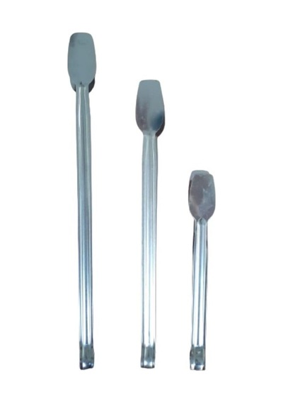 3 Farklı Boyda Paslanmaz Çelik Şef Mangal Barbekü Maşa Seti Kömür Izgara Maşa Seti - 23/31/36 Cm Çok Renkli