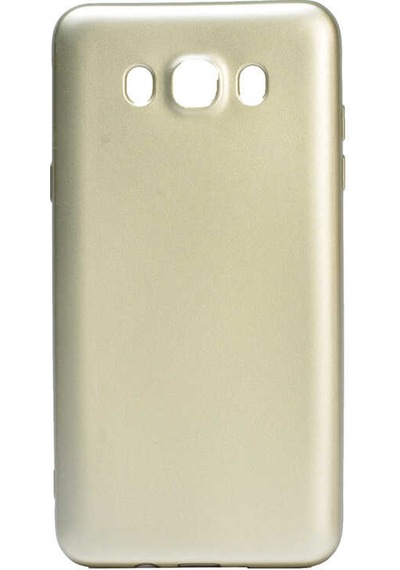Samsung Uyumlu Galaxy J5 2016 Kılıf Zore Premier Silikon Kapak Gold