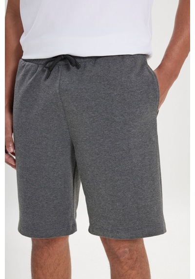 AC&Co / Altınyıldız Classics Erkek Antrasıt Melanj Standart Fit Günlük Rahat Spor Örme Şort Antrasit Melanj AC&Co / Altınyıldız Classics Erkek Antrasıt Melanj Standart Fit Günlük Rahat Spor Örme Şort Antrasit Melanj