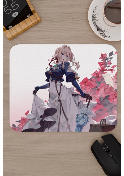 Violet Evergarden Anime V3 - 22x18 Gaming Kauçuk Kaymaz Taban Mouse Pad Fare Altlığı