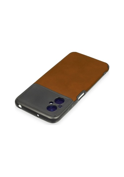 Uryport Xiaomi Poco M5 Kılıf Loop Deri Silikon - Kahverengi