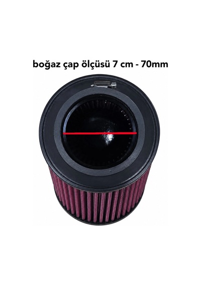 Ares 70mm Huni Tip Açık Hava Filtresi-performans Açık Hava Filtresi