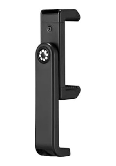 Griptight 360 Phone Mount, Kompakte Und Robuste Smartphone-halterung Mit 1/4-20"-gewinde Und Doppelter Zubehörschuhhalterung, Geeignet Für Smartphones Von 6,7 Bis 8,8 Cm, Schwarz