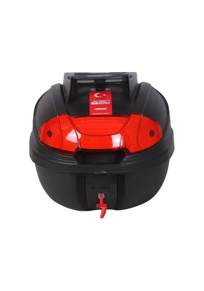 Ayrex Arwic Motosiklet Çantası Arka Motosiklet Bagajı Kargo Taşıma Aparatlı Sırt Dayamalı Cv34 Siyah Diğer