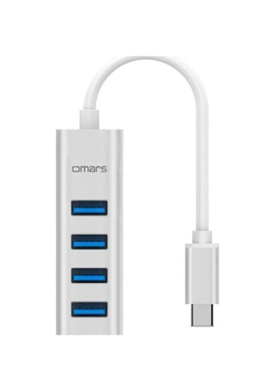 Omars Usb Type C 5 Gbps 4 Portlu Usb 3.0 Hub Çoklayıcı