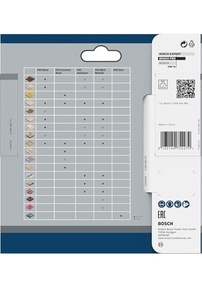 Professional Accessories Dairesel Testere Bıçağı Optiline Ahşap, 85 X 15 X 1.1 Mm, Diş Sayısı 20, 1 Adet, 2608643071