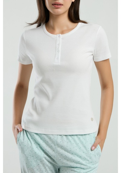 Pierre Cardin Kadın Krem Pijama Takımı Pc8989-s-v1 Krem