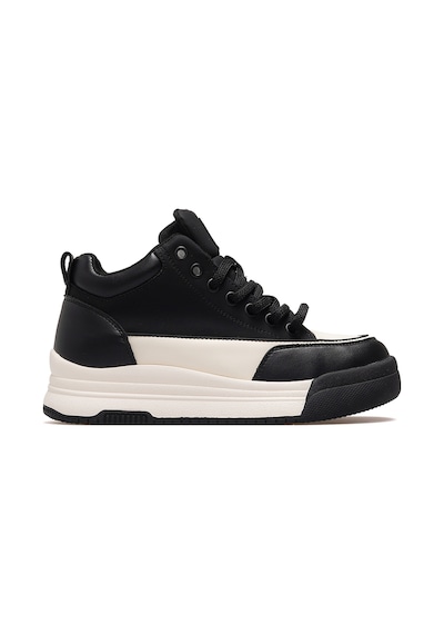 Guja Kadın Deri Sneaker Bot 25k 25k301-1 Z Siyah Siyah
