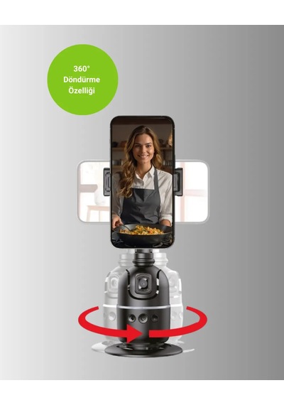 Astraltech Akıllı Masa Tripodu Yüz Takipli 360 Otomatik Takip