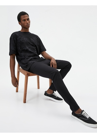 Koton Skinny Fit Kot Pantolon - Michael Jean Siyah 4sam40043nd 4SAM40043ND999 Siyah Koton Skinny Fit Kot Pantolon - Michael Jean Siyah 4sam40043nd 4SAM40043ND999 Siyah