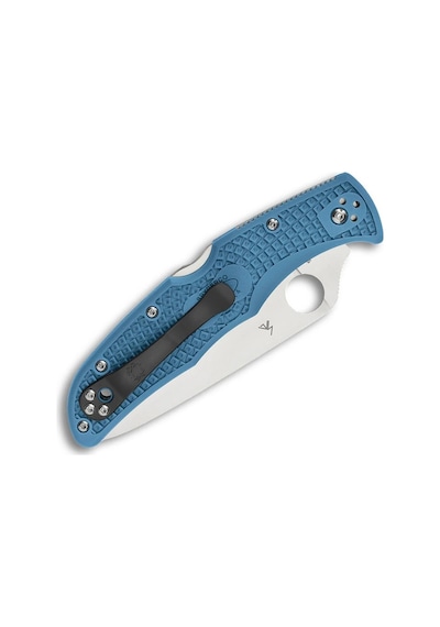 Spyderco Endura 4 Blue Lightweight Flat Ground Plainedge Kamp Çakı Mavi