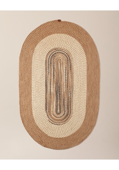 Madame Coco Janvry Oval Kilim - Bej/krem - 90x150 Cm 8684427193273 Çok Renkli