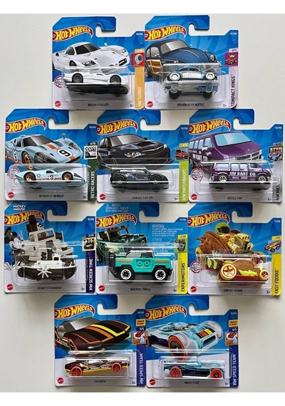 Hot Wheels 10'lu Başlangıç Seti (10 Farklı Model)