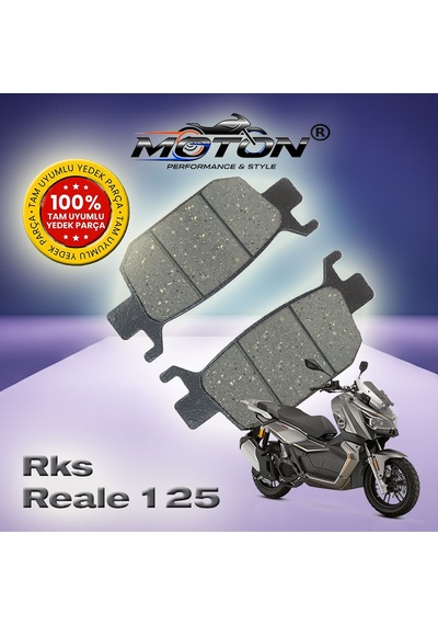 Rks Reale 125 %100 Uyumlu, Yüksek Kaliteli Arka Disk Fren Balatası