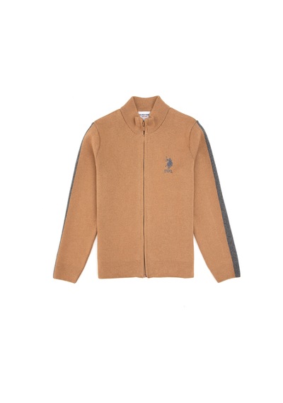 U.s. Polo Assn. Erkek Çocuk Camel Hırka Triko 50317144-vr015 Camel