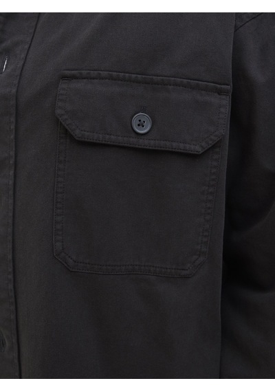 Jack & Jones Jack Jones Erkek Tek Cepli Uzun Kollu Gömlek 12279575 Siyah