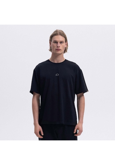 Ellesse Em376-bk Oversize Tee Erkek T-shirt - Siyah Siyah