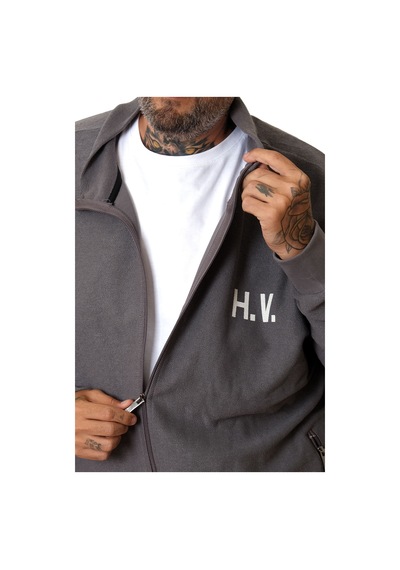 Mode Xl Büyük Beden Erkek Hırka Neverregret U25814 Füme