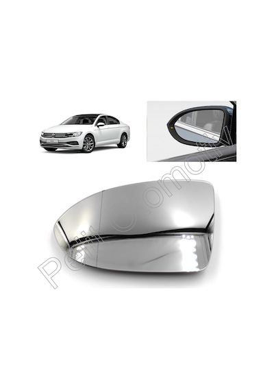 Arteon Ayna Camı Sol 3g0857521 2017-2025