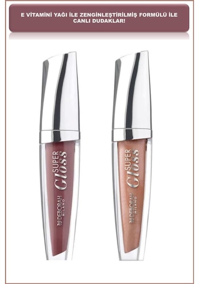 Deborah Super Gloss Pearly Chestnut No: 08 +deborah Super Gloss Brown Rose No: 09 Diğer