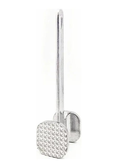 Çift Taraflı Biftek Et Döveceği Tırtıklı Ve Düz Çekiç Tipi 24 Cm Alüminyum Metal